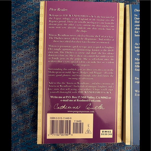 Summer/Beach Reads - Catherine Coulter’s Legacy Trilogy in paperback - Picture 7 of 9